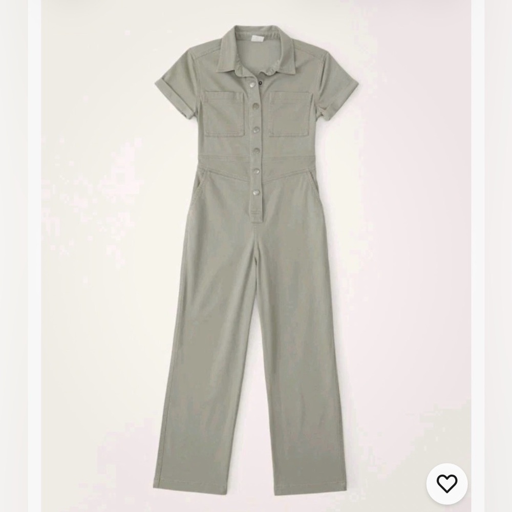 Abercrombie Kids 13/14 Olive Green Jumpsuit NWT!